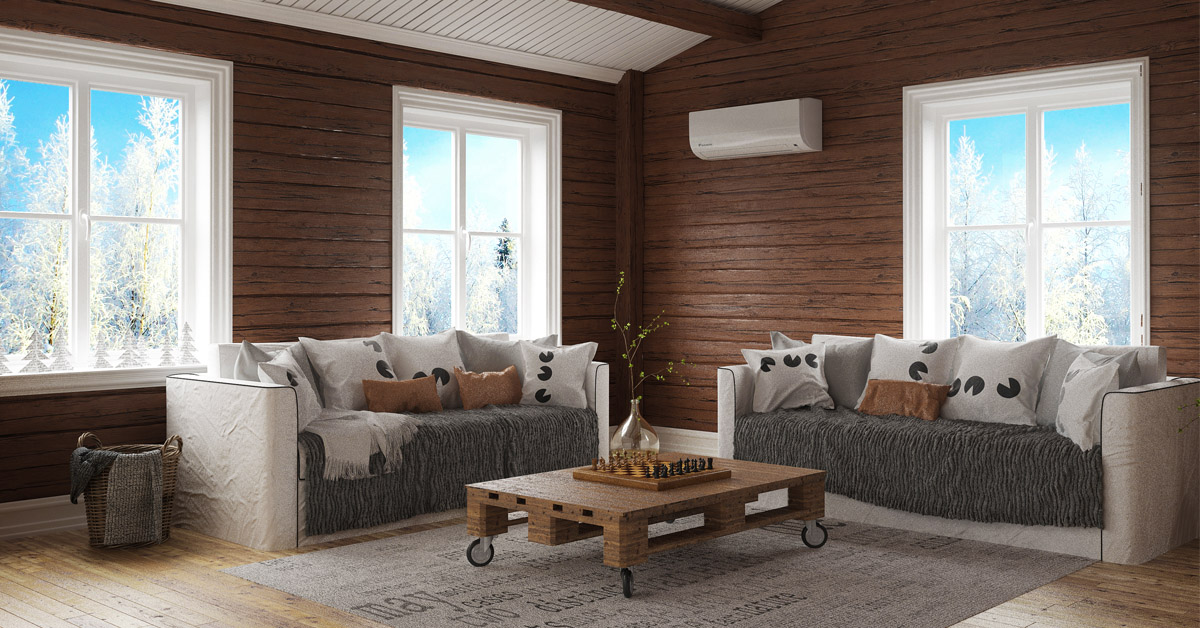 Daikin ilmalämpöpumppu mökillä