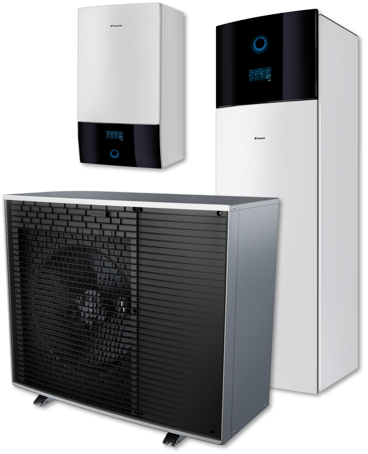 Daikin Altherma 4H -yksiköiden ryhmä